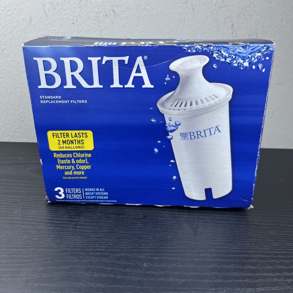 Brita Standard Water Filter Replacements Model OB03 3-Pack NEW Sealed NIB